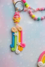 Polymer Clay Rainbow Cloud Window Hanger Handmade Magic for Every Space ✨ 5 • Bling On- Polymer Clay Rainbow Cloud Window Hanger – Handmade Magic for Every Space ✨ (1)