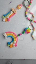 Polymer Clay Rainbow Cloud Window Hanger Handmade Magic for Every Space ✨ 8 • Bling On- Polymer Clay Rainbow Cloud Window Hanger – Handmade Magic for Every Space ✨ (1)