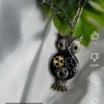 Resin Oxide Jewelry Customized Owl Pendant Luxury Handmade Jewellery ✨ 2 • Bling On- Resin-Oxide-Jewelry-Customized-Owl-Pendant--Luxury-Handmade-Jewellery-