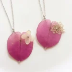 Resin Real Flower Pendant Bright Pink Bougainvillea Luxury Edition by Bling On® ✨💖 • Bling On-