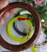 Brown Resin Bangle Set of 2 Luxury Handmade Jewellery Premium Boho Style 1 • Bling On- Brown-Resin-Bangle-Set-of-2--Luxury-Handmade-Jewellery-Premium-Boho-Style-