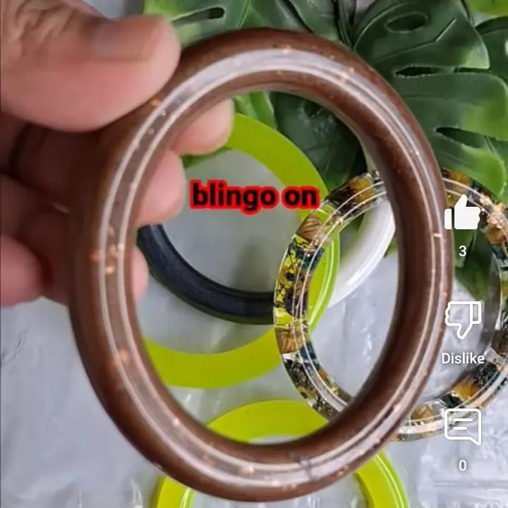 Brown-Resin-Bangle-Set-of-2--Luxury-Handmade-Jewellery-Premium-Boho-Style-