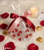 Heart Luxe Valentine Coaster Handmade Luxury Resin Gift for Gen Z Millennials ✨ Set of 02 1 usage