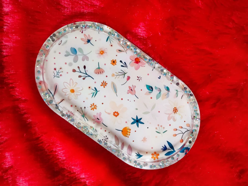 Handmade Resin Jewellery Trinket Tray – Bling On® Luxury Collection for Gen Z & Millennials