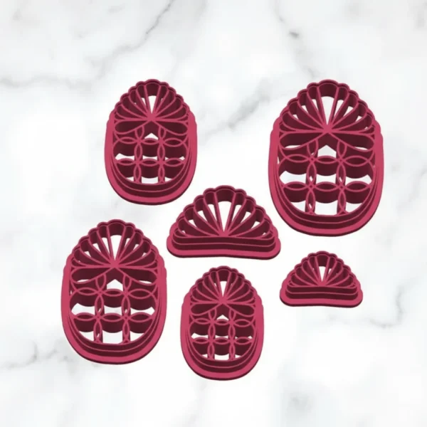 Polymer Clay Cutters – Set of 6 3D Printed DIY Jewelry & Earring Tools India 🇮🇳