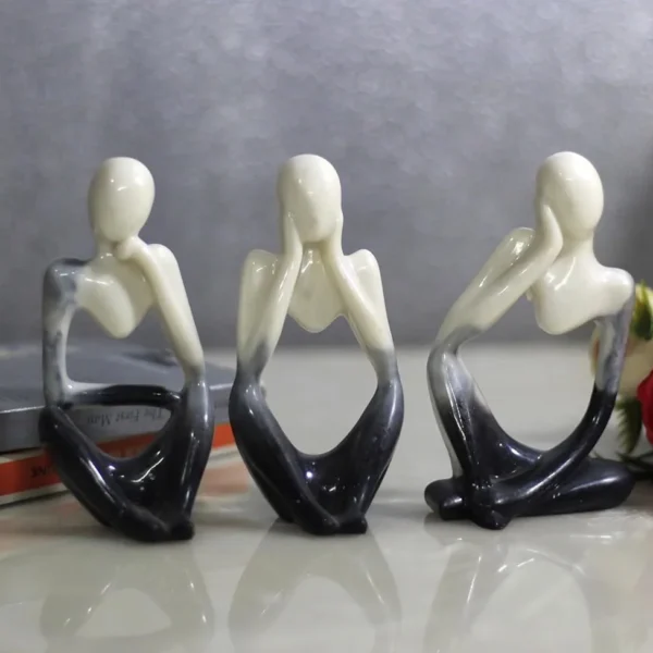 THE-MEDITATIVE-SILENT-ETHEREAL-THINKERS-TRIO-SCULPTURE