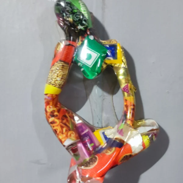 THE MEDITATIVE SILENT ETHEREAL THINKERS TRIO SCULPTURE ✨🖤 (3)