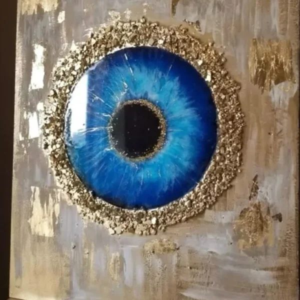 Handmade-Luxury-Resin-Blue-Eye-Aura-Wall-Art--Premium-Protective-Decor