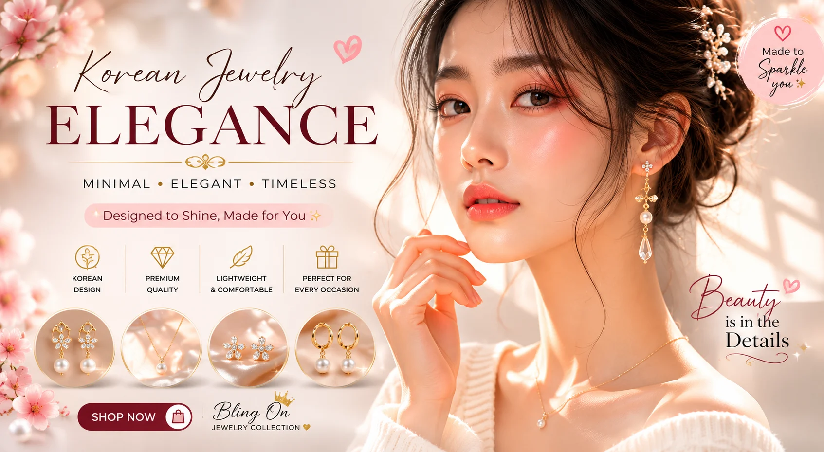 Korean Jewellery Series • Bling On- Handmade Resin & Wedding Jewellery ...