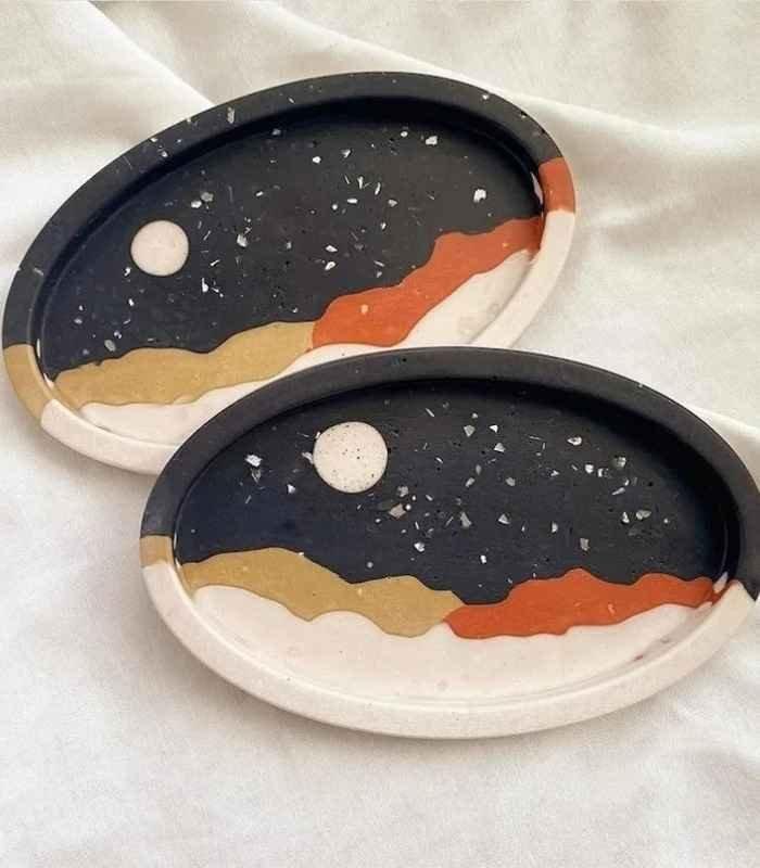 Home Decor Art Coasters Unique Gift Housewarming Gift Bling On