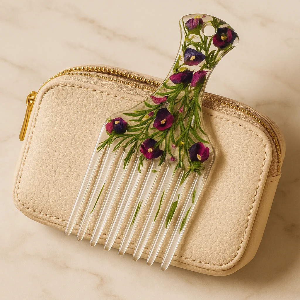 Bling On Luxurious Decorative Resin Comb • Bling On- Bling On Luxurious Decorative Resin Comb