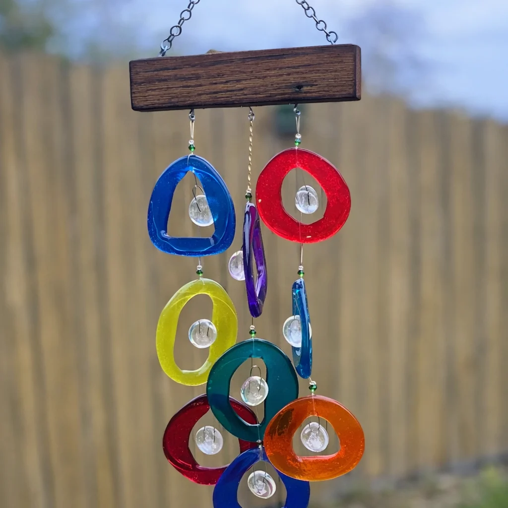 Bling On® Handmade Resin Wind Chime 🎐✨ Luxury Resin Jewelry Inspired Home Decor 🏡💎 Aesthetic Balcony Decor India 🇮🇳 Customizable Handmade Gift 🎁😊