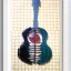 Bling On Luxurious Sunset Guitar Resin Art – Modern Music Wall Décor for Home and Living Spaces (5)