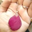 Bling On® Red Roses Valentine – Handmade Resin Pendant 