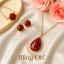 Bling-On®-Resin-Necklace-Set--Real-Rose-Gold-Foil-Elega-product