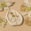 Jesmonite Handmade Jewelry Keep Oval Cloud Tray 6Bling On