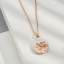 Jesmonite Handmade Pendant & Rose Gold Earring Set Valentine Gift Luxury Jewelry from India (1)